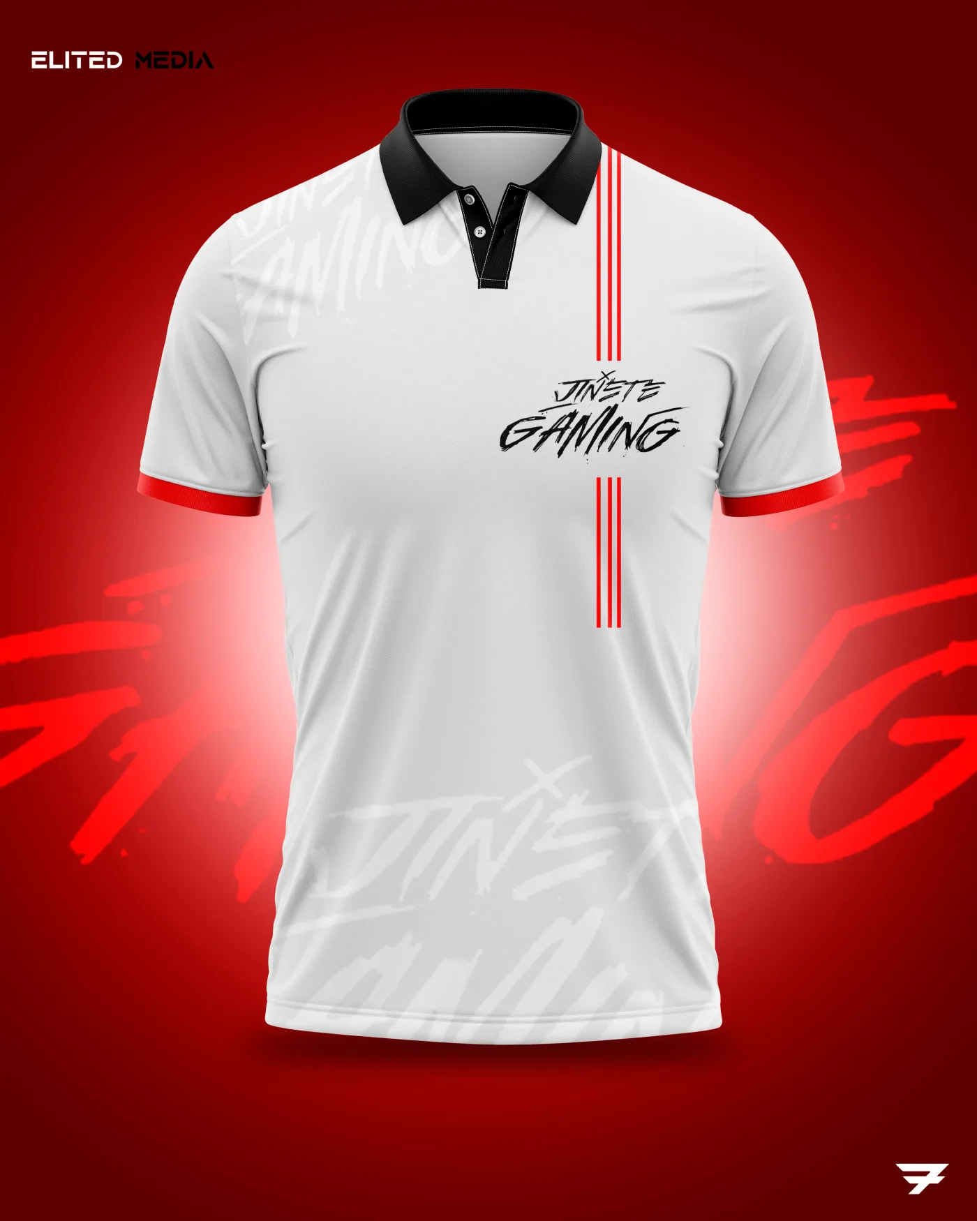 Custom esports jersey mockup