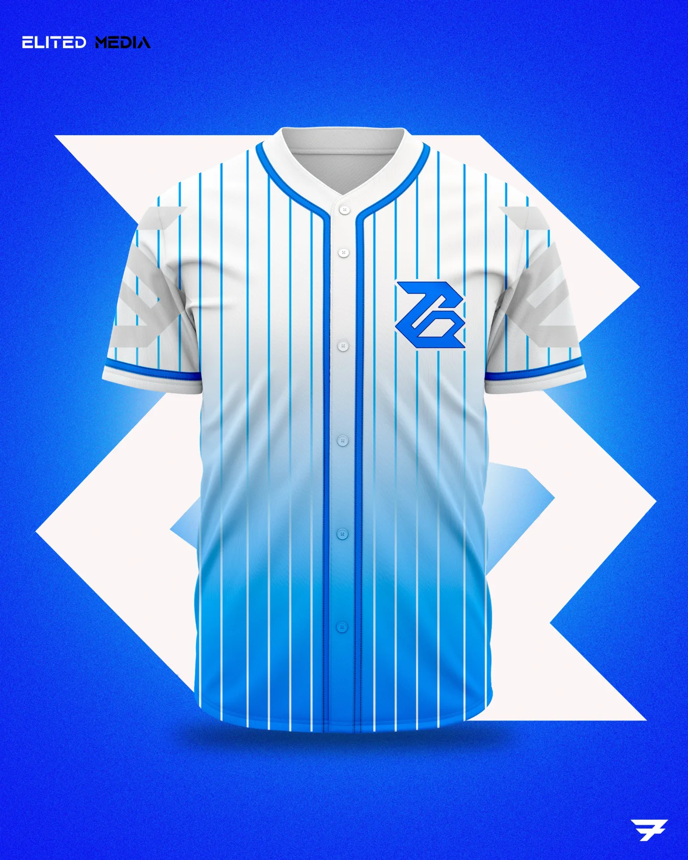 Custom gaming jersey mockup