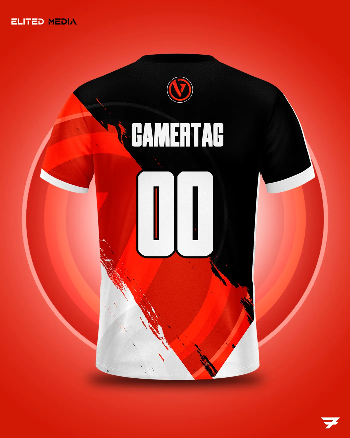 Esports team jersey mockup