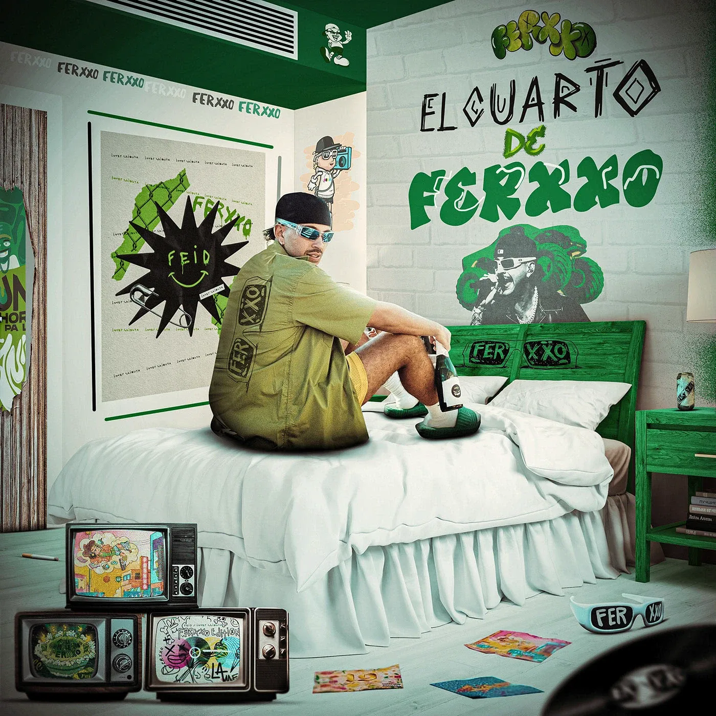 Square cover art design