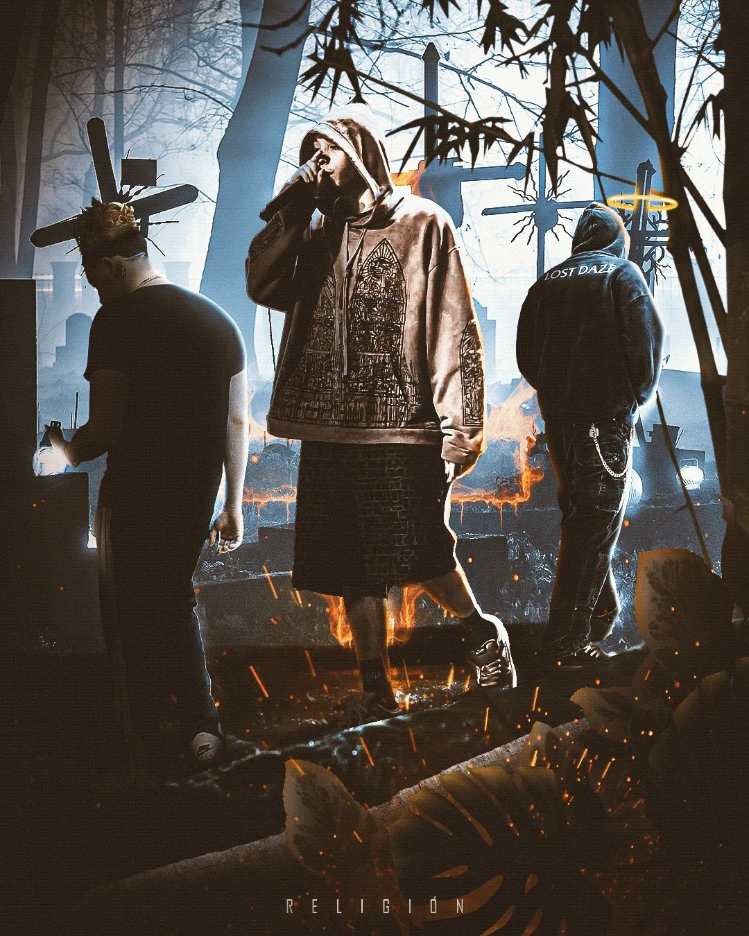 Poster key-art illustration design