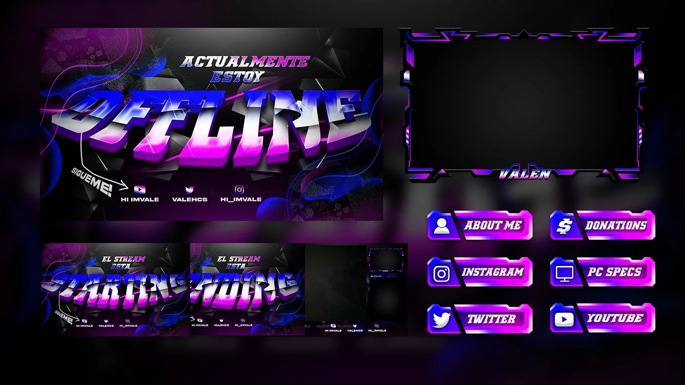 Esports stream package design
