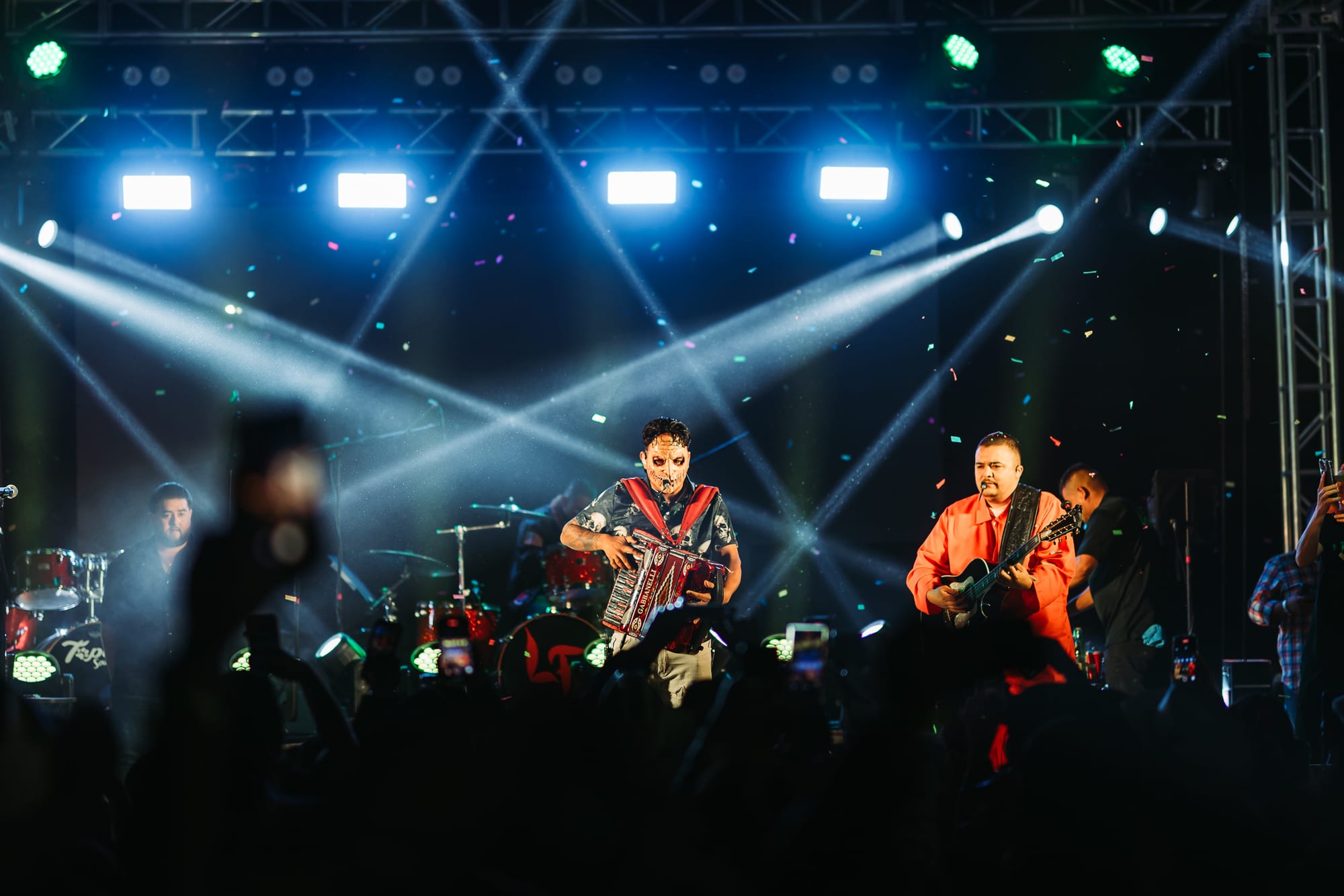 Live festival stage photography